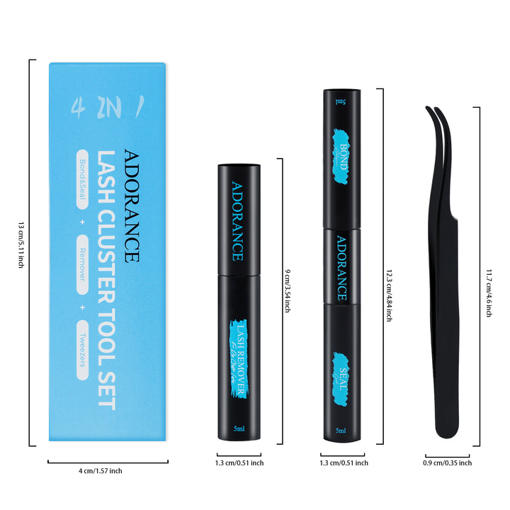 ✨ADORANCE 4-in-1 Lash Bond & Seal Kit with Tweezers