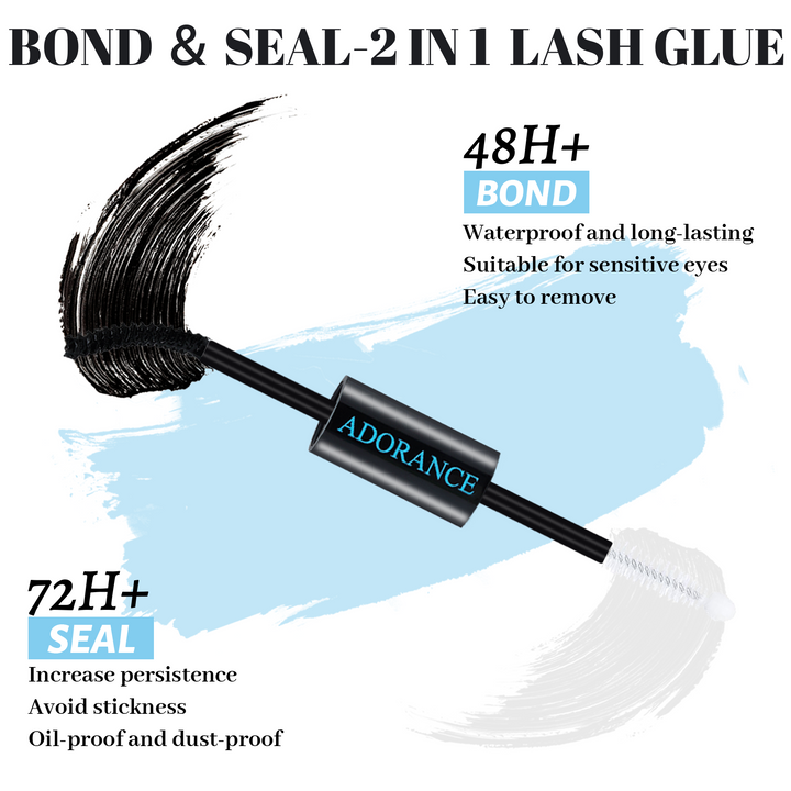 ✨ADORANCE 4-in-1 Lash Bond & Seal Kit with Tweezers
